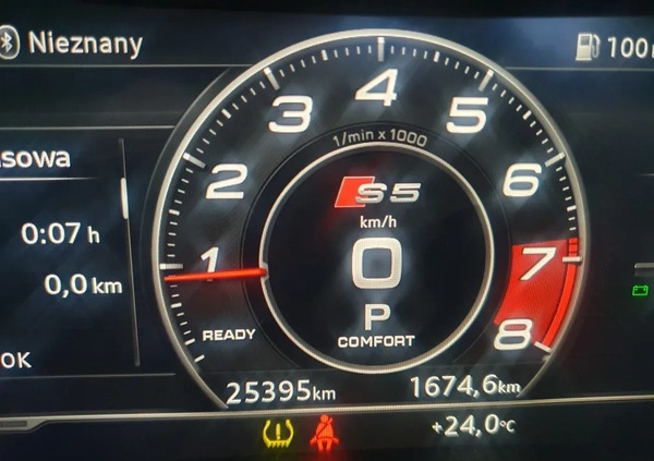 Audi A5 cena 146000 przebieg: 29000, rok produkcji 2019 z Warszawa małe 92